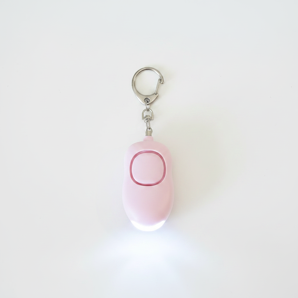 Pink alarm LED studio white