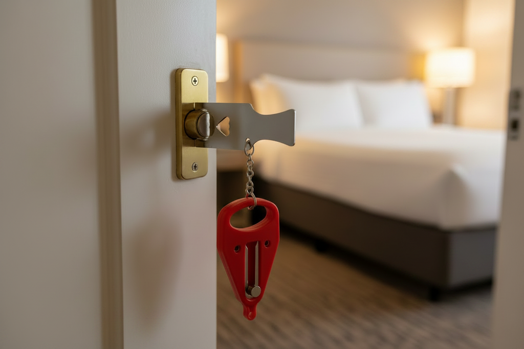 Portable Door Lock - Door Closed