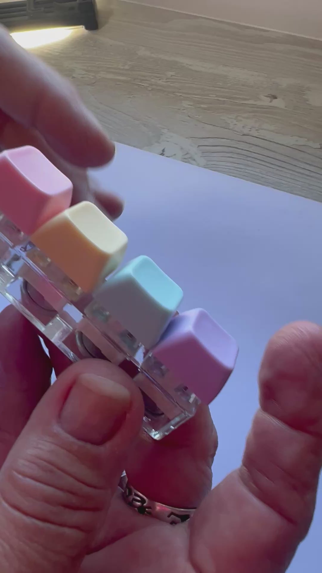 Sensory Keyboard Clicker Keychain