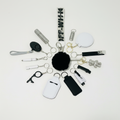 Ultimate deluxe safety keychain studio white