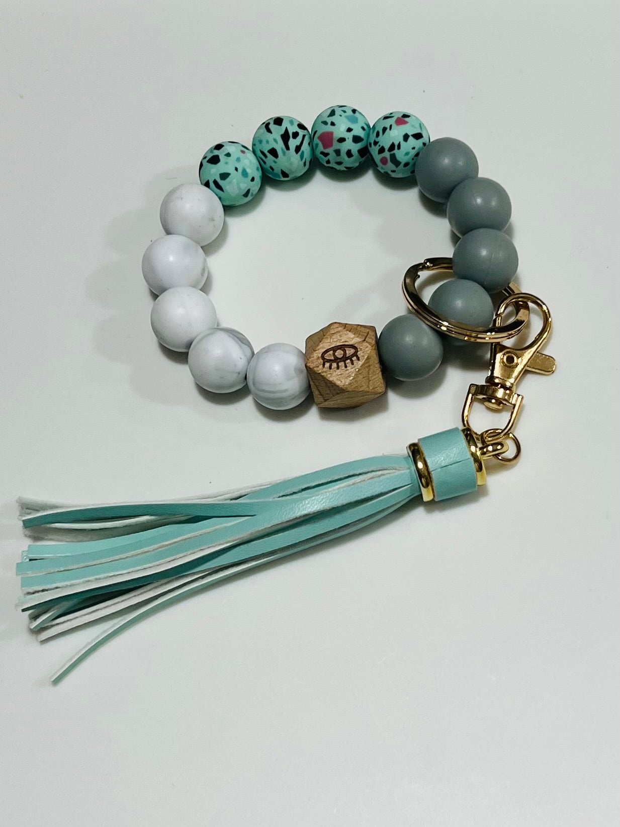 Plain Colored Beaded Wristlets Only